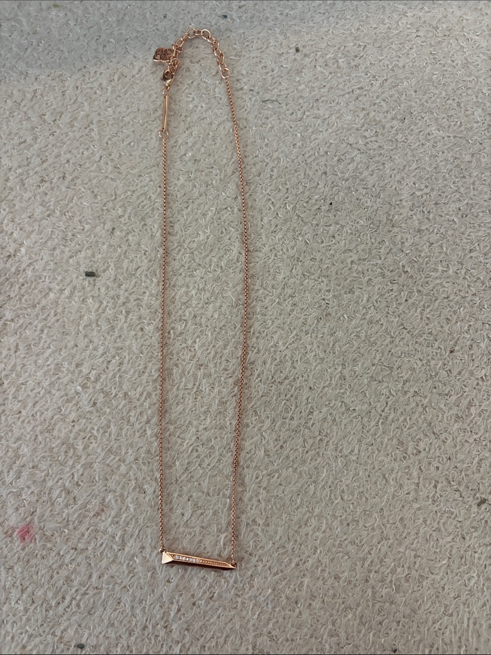 Rose Gold Bar Pendant Necklace - Elegant Minimalist Women’s Jewelry Kendra Scott